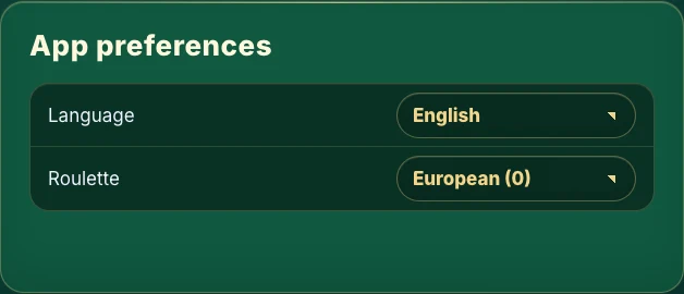 Preferences