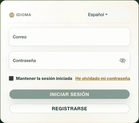 Acceder a la aplicación